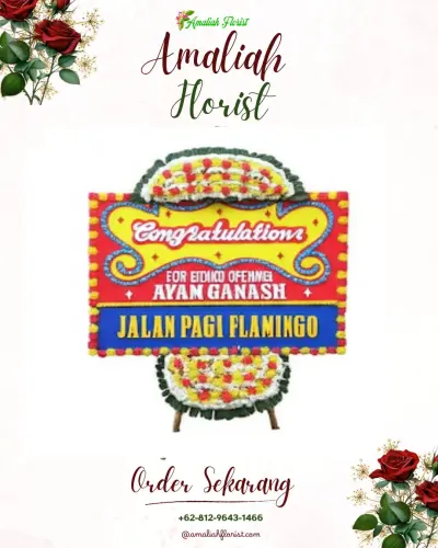 Bunga Papan Congratulation di Bukitsari